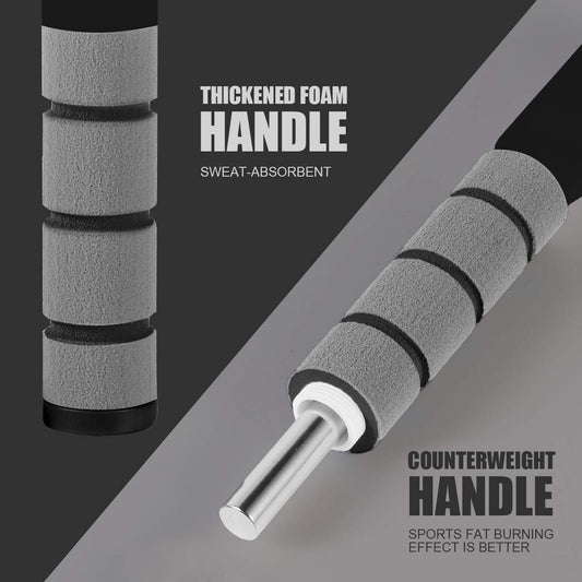 Wastou-Corde à sauter, poignée lestée numérique avec compteur de calories pour l'entraînement physique, corde à sauter à vitesse réglable pour hommes, femmes, enfants, filles (Schwarz-A)