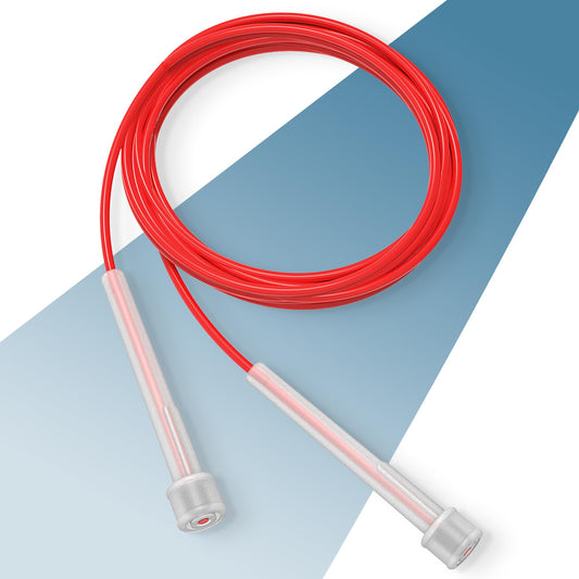 PORTENTUM Corde a sauter sport, Corde à Sauter Réglable pour Enfant & Adulte pour Fitness, Crossfit, Sport, Boxe 2.8M